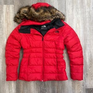 The North Face Women’s Gotham II 550 Down Red Jacket-size Small *NEW w/o tags*
